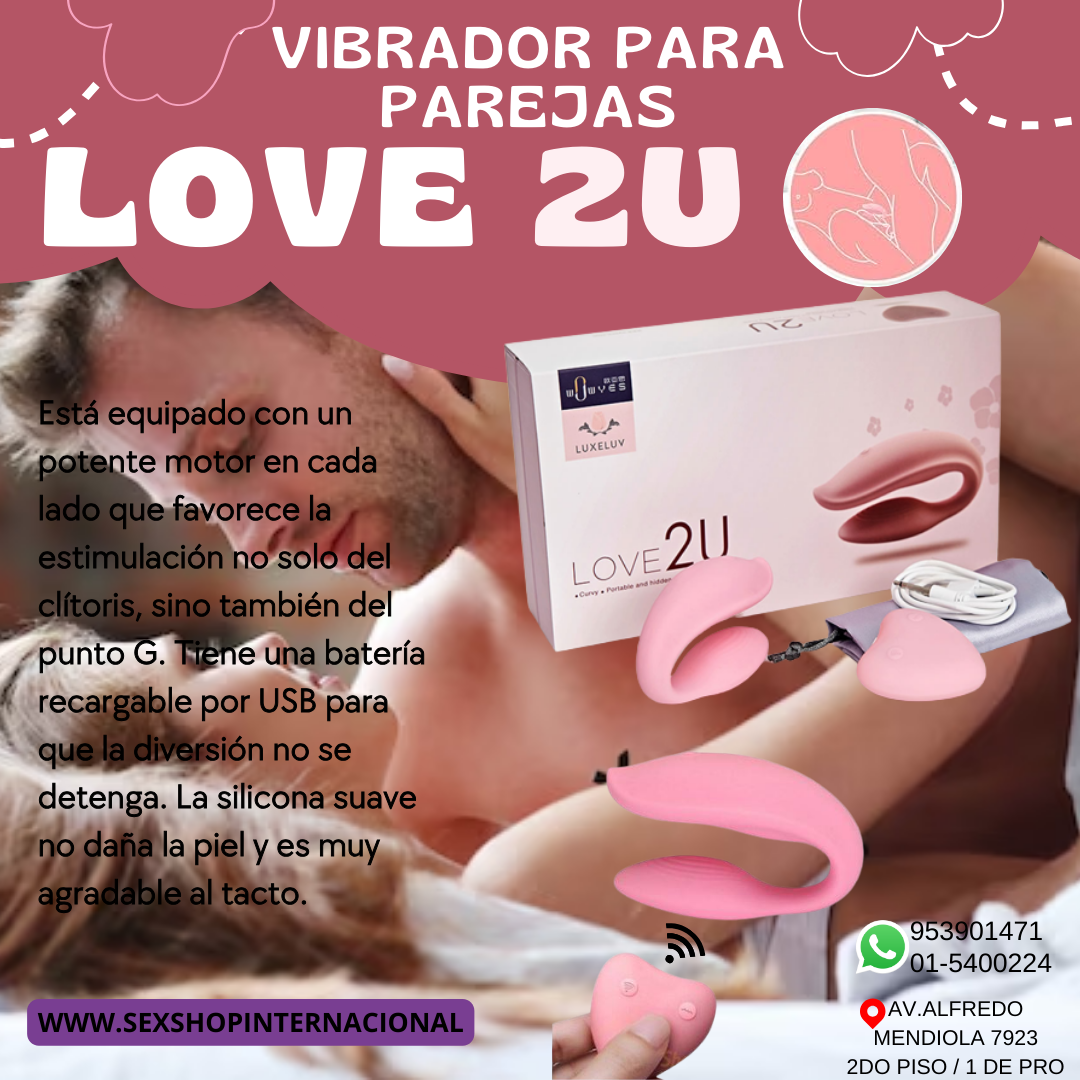 VIBRADOR PARA PAREJAS SEXSHOP LOS OLIVOS